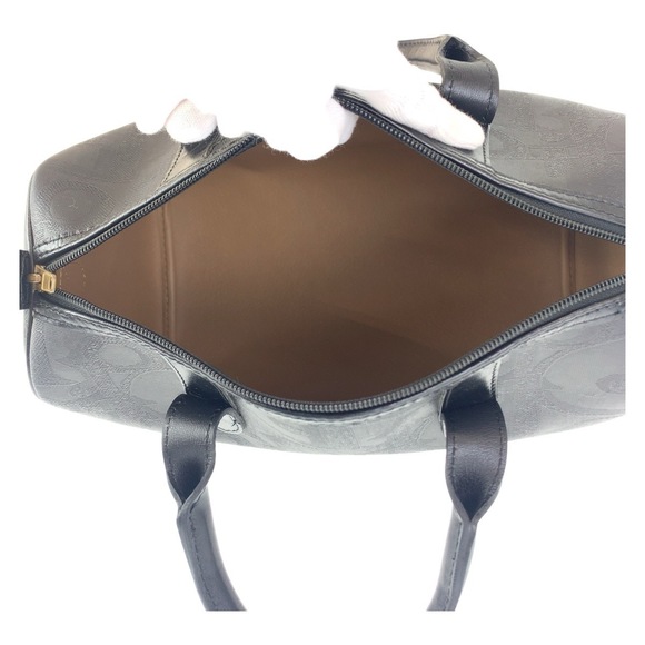 Dior Dior Vintage Trotter Black PVC Handbag Canvas Handbag - Picture 4 of 9